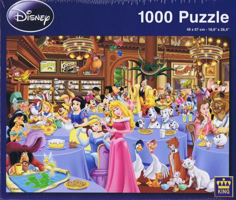 Disney i restauranten - 1000 brikker (1)